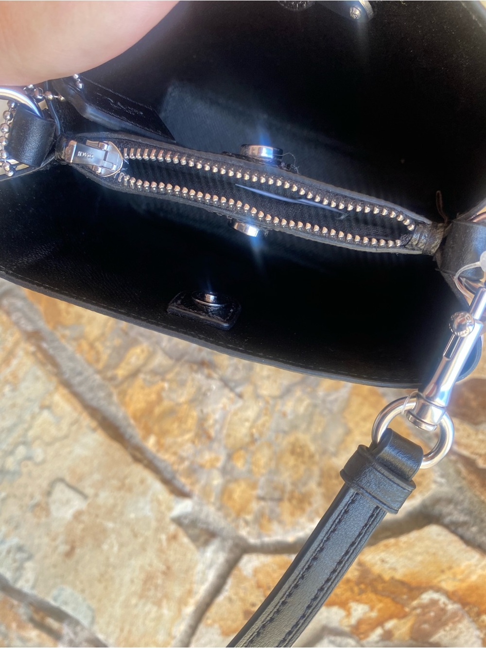 COACH Town Plaid Bucket bag - NWOT - Picture 8 of 13